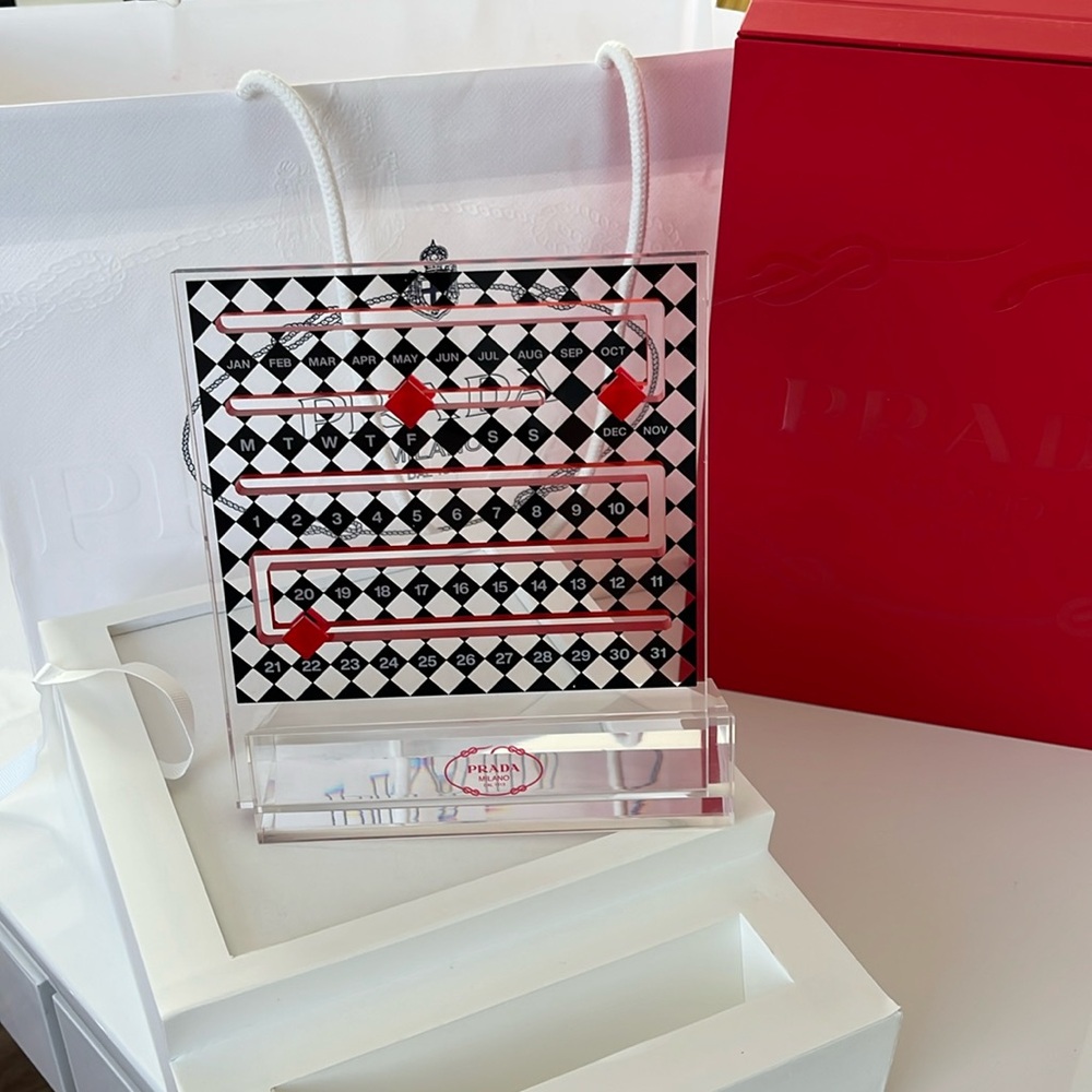 Prada calendar gift set